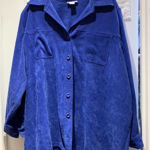 SALE!!!!   Gorgeous purple velour jacket/top